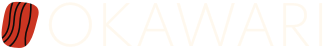 Red rounded shape with black curved stripes next to faint ‘ONAWAN’ text on a transparent background